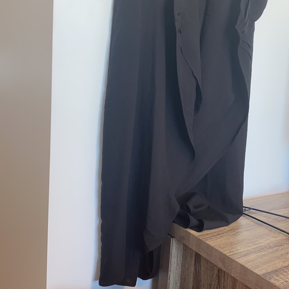 SALE ✨ Atmos&Here Iconic Brand Black midi wrap around button dress size 24 NWT - Picture 8 of 9